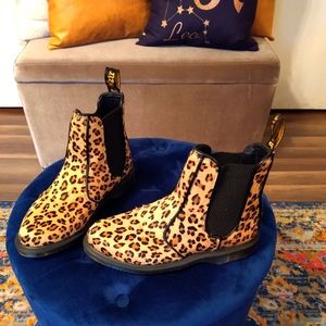 Dr Martens Flora Leopard Chelsea Boot